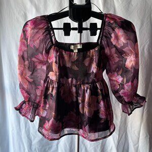Thirty Thirty La ladies floral blouse